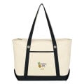 Large 12 Oz. Cotton Canvas Sailing Tote Bag