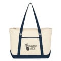 Large 12 Oz. Cotton Canvas Sailing Tote Bag