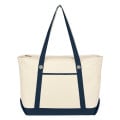 Large 12 Oz. Cotton Canvas Sailing Tote Bag