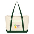 Large 12 Oz. Cotton Canvas Sailing Tote Bag