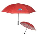 48" Arc Blanc Noir Inversion Umbrella