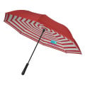 48" Arc Blanc Noir Inversion Umbrella