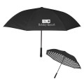 48" Arc Blanc Noir Inversion Umbrella
