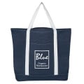 Denim Shopping Tote Bag