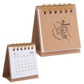 Kraft Paper Mini Desk Calendar