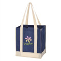 Non-Woven Two-Tone Shopper Tote Bag