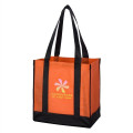 Non-Woven Two-Tone Shopper Tote Bag