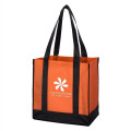 Non-Woven Two-Tone Shopper Tote Bag