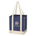 Non-Woven Two-Tone Shopper Tote Bag