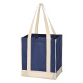 Non-Woven Two-Tone Shopper Tote Bag