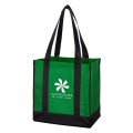 Non-Woven Two-Tone Shopper Tote Bag