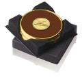 Two Coasters in Deluxe Black Flocked Gift Box