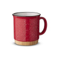 15 oz Campfire Mug With Bamboo Base