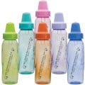 8 oz Assorted Color Evenflo Baby Bottles