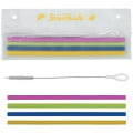 Reusable Silicone Straw Set