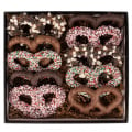 Holiday Premier Chocolate Pretzels Gift Box w/Full Color Lid