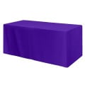 Fitted Poly/Cotton 3-sided Table Cover - fits 6' standard...