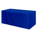 Fitted Poly/Cotton 3-sided Table Cover - fits 6' standard...