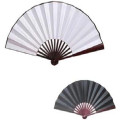 Large Silk Hand Folding Fans with Bamboo Frame