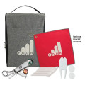 Heathered Shoe Bag Golf Kit