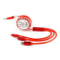 3 In 1 USB Retractable Charging Cable