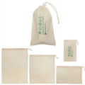 Reusable Cotton Mesh Produce Bag Set