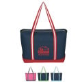 Large Cotton Canvas Admiral Tote Bag