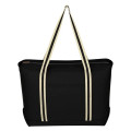 Large Cotton Canvas Admiral Tote Bag