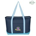 Large Cotton Canvas Admiral Tote Bag