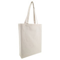 Midweight Recycled Cotton Gusseted Tote
