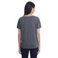 Ladies' Triblend Fleck Short-Sleeve V-Neck T-Shirt