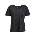 Ladies' Triblend Fleck Short-Sleeve V-Neck T-Shirt
