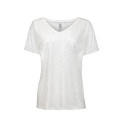 Ladies' Triblend Fleck Short-Sleeve V-Neck T-Shirt