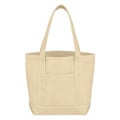 Small 24 Oz. Recycled Cotton Canvas Yacht Tote Bag