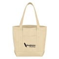 Small 24 Oz. Recycled Cotton Canvas Yacht Tote Bag