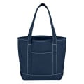 Small 24 Oz. Recycled Cotton Canvas Yacht Tote Bag