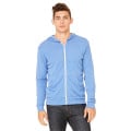 Unisex Triblend Full-Zip Lightweight Hoodie
