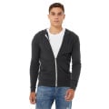 Unisex Triblend Full-Zip Lightweight Hoodie