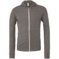 Unisex Triblend Full-Zip Lightweight Hoodie