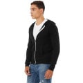 Unisex Triblend Full-Zip Lightweight Hoodie