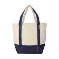 Seaside Zippered Cotton Tote