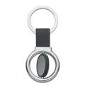 Circular Metal Spinner Key Tag