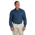 Men's Tall 6.5 oz. Long-Sleeve Denim Shirt