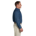 Men's Tall 6.5 oz. Long-Sleeve Denim Shirt
