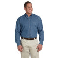 Men's Tall 6.5 oz. Long-Sleeve Denim Shirt