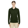 Ladies' Pinnacle Performance Long-Sleeve Pique Polo