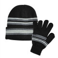 Cuff Beanie and Gloves Set