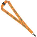 1" Silkscreen Lanyard with Breakaway Release - Domestic