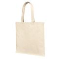 12 oz., Cotton Canvas Tote Bag With Self Fabric Handles