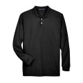 Men's Pima Pique Long-Sleeve Polo